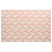 Witte palmbomen op beige stof (Fat Quarter)