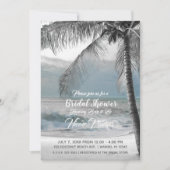 Witte palmkokosnoot Vrijgezellenfeest Kaart (Voorkant)