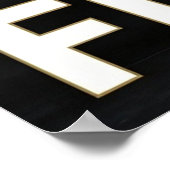 Witte Panther Luxe Mode Poster (Hoek)