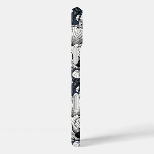 Witte papaver Case-Mate iPhone case (Achterkant / Rechts)