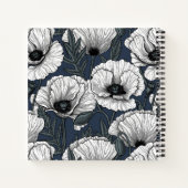 Witte papaver notitieboek (Achterkant)