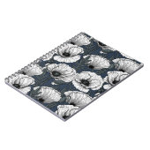 Witte papaver notitieboek (Linkerzijde)