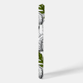 Witte papaver op wit Case-Mate iPhone case (Achterkant / Rechts)