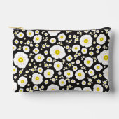 Witte papavers kleine rits zakje etui (Voorkant)