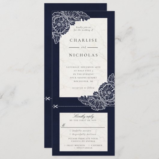 Witte papegaaien marinevlek kaart (Voorkant / Achterkant)