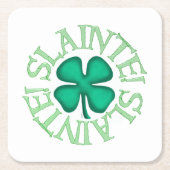 Witte papieren drankenkusten kartonnen onderzetters (Voorkant)