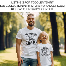 Witte pappie en ik die op elkaar passen kinder shirts