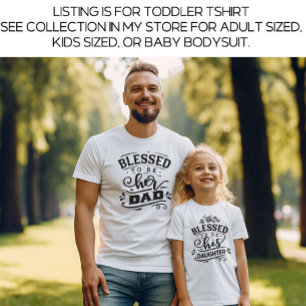 Witte pappie en ik die op elkaar passen kinder shirts
