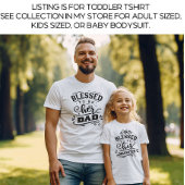 Witte pappie en ik die op elkaar passen kinder shirts