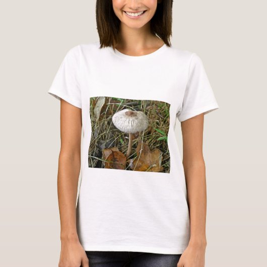 Witte parasolpaddenstoel Coördinerende items T-shirt (Voorkant)