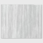 Witte Parel Stripe Textuur Wedding Cadeaupapier (Vlak)