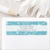 Witte Parel Zeester Bruiloft Bridal Shower Etiket (Insitu)