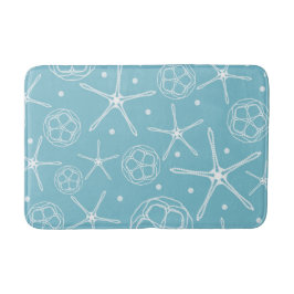 Witte Parel Zeester Elegant Klasse Strand Badmat