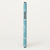 Witte Parel Zeester Elegant Klasse Strand Case-Mate iPhone Case (Achterkant / rechts)