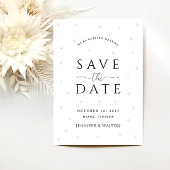 Witte parelbruis slaat de datum op kaart