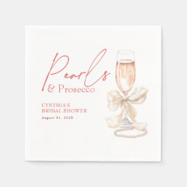 Witte Parelketting Parels & Prosecco Blush Bruidsm Servet