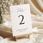 Witte Parels Trouwtafel Nummer Kaart<br><div class="desc">Verbeter uw receptietafels met onze White Pearls Trouwtafelnummers. Met elegante parel afbeeldingen en een chique,  minimalistisch ontwerp,  deze tafel nummers voegen een vleugje verfijning aan uw bruiloft decor,  ervoor te zorgen dat elke tafel is gemarkeerd met tijdloze sophisticatie.</div>