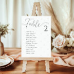 Witte Parels Wedding Zitting Grafiek Kaart<br><div class="desc">Begeleid uw gasten met sophisticatie met behulp van onze White Pearls Wedding Seating Chart Kaarten. Met delicate parel afbeeldingen en moderne typografie,  deze zitkaarten mengen tijdloze elegantie met hedendaagse stijl. Perfect voor een verfijnde huwelijksviering,  ze voegen een vleugje klasse toe aan uw zitarrangement.</div>