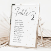 Witte Parels Wedding Zitting Grafiek Kaart 7x5