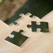 Witte Passiebloem met Bij, Oakland Legpuzzel (Zijkant)