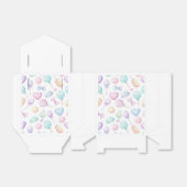 "Witte pastelballon en hart gunstbox" Bedankdoosjes (Uitgevouwen)