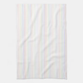 Witte patronen regenboogduin strips theedoek (Verticaal)