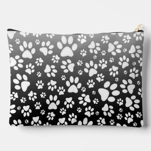 Witte patroonpoten op verloopachtergrond etui (Achterkant)