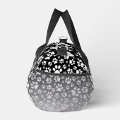 Witte patroonpoten op verloopachtergrond plunjezak (Rechts)