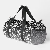 Witte patroonpoten op verloopachtergrond plunjezak (Rechterhoek)