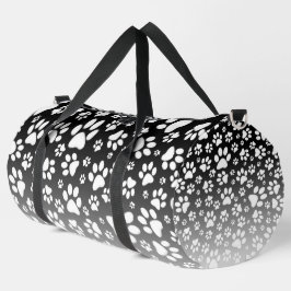 Witte patroonpoten op verloopachtergrond plunjezak