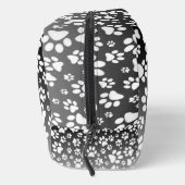 Witte patroonpoten op verloopachtergrond toilettasje (Rechts)