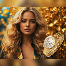 Witte pauw eWatch Horloge