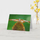 Witte Pauw Kaart (Gele Bloem)