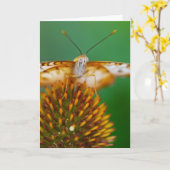 Witte Pauw Kaart (Gele Bloem)