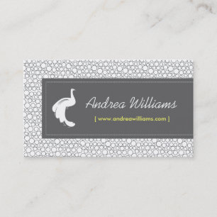  Witte Pauw Logo - Designer, Stylist Visitekaartje