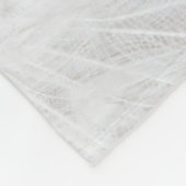 Witte Peacock mooie veren Fleece Deken (Hoek)