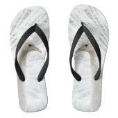 Witte Peacock mooie veren Teenslippers (Voetbed)