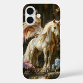 Witte  Pegasus Grieks Mythe Fantasy Castle Case-Mate iPhone Case (Achterkant)
