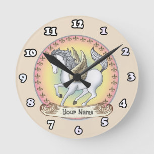 Witte Pegasus klok
