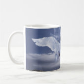 Witte Pegasus Mystical Coffee Mok (Links)