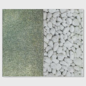 Witte pekelkoek cadeaupapier (Vlak)