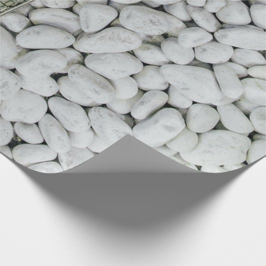 Witte pekelkoek cadeaupapier (Hoek)