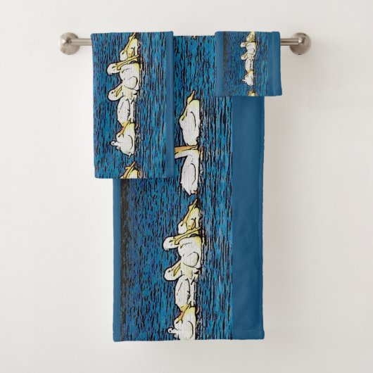 Witte pelicaanse vogels Wilde dieren Dierlijke doe Bad Handdoek (Insitu)