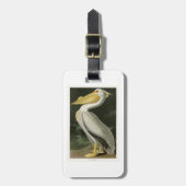 Witte Pelican John James Audubon Birds of America Bagagelabel (Voorkant verticaal)