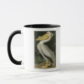 Witte Pelican John James Audubon Birds of America Mok (Links)