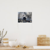Witte Pelikaan Poster (Keuken)
