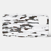 Witte peling Case-Mate iPhone case (Achterkant (horizontaal))