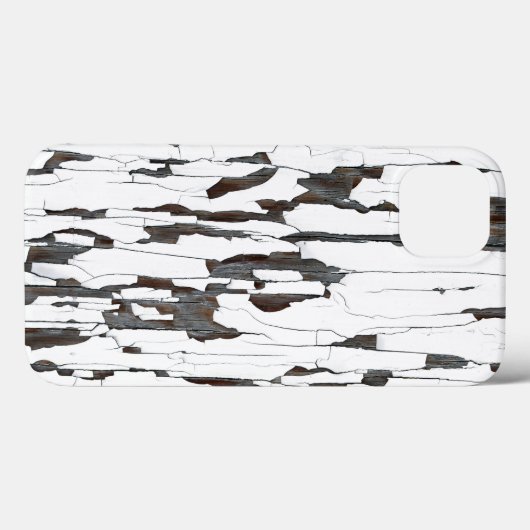 Witte peling Case-Mate iPhone case (Achterkant (horizontaal))