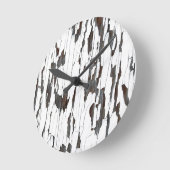 Witte peling ronde klok (Hoek)