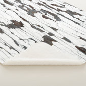 Witte peling sherpa deken (3/4)
